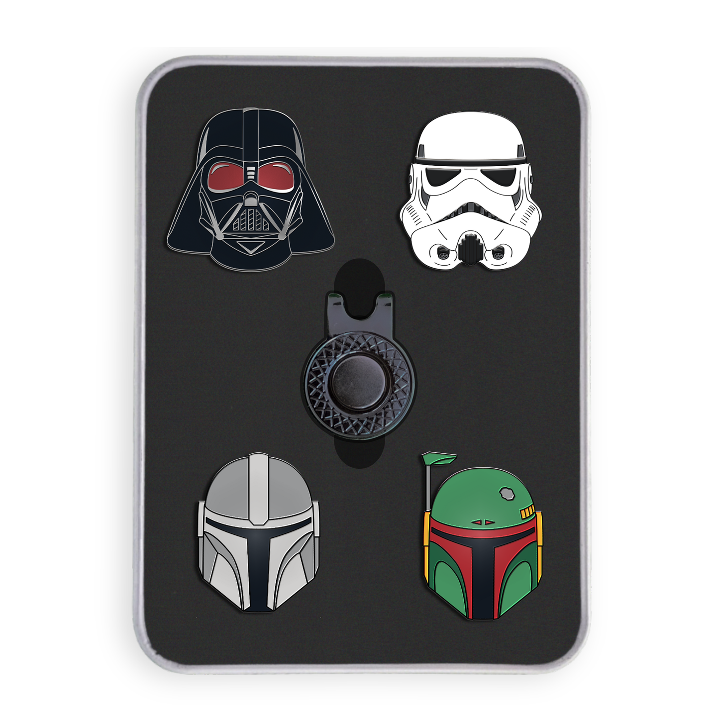 Golf Ball Marker Gift Set - Boba/Mando - Dark Side