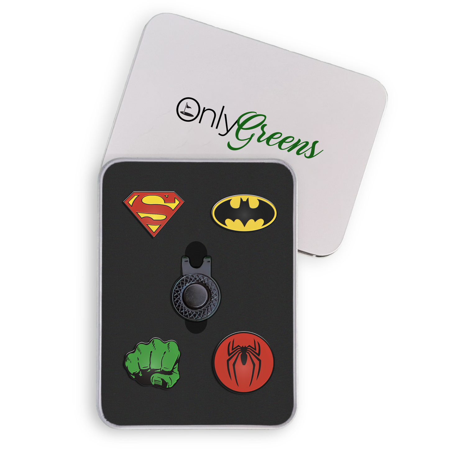Golf Ball Marker Gift Set - Superheroes Full Set