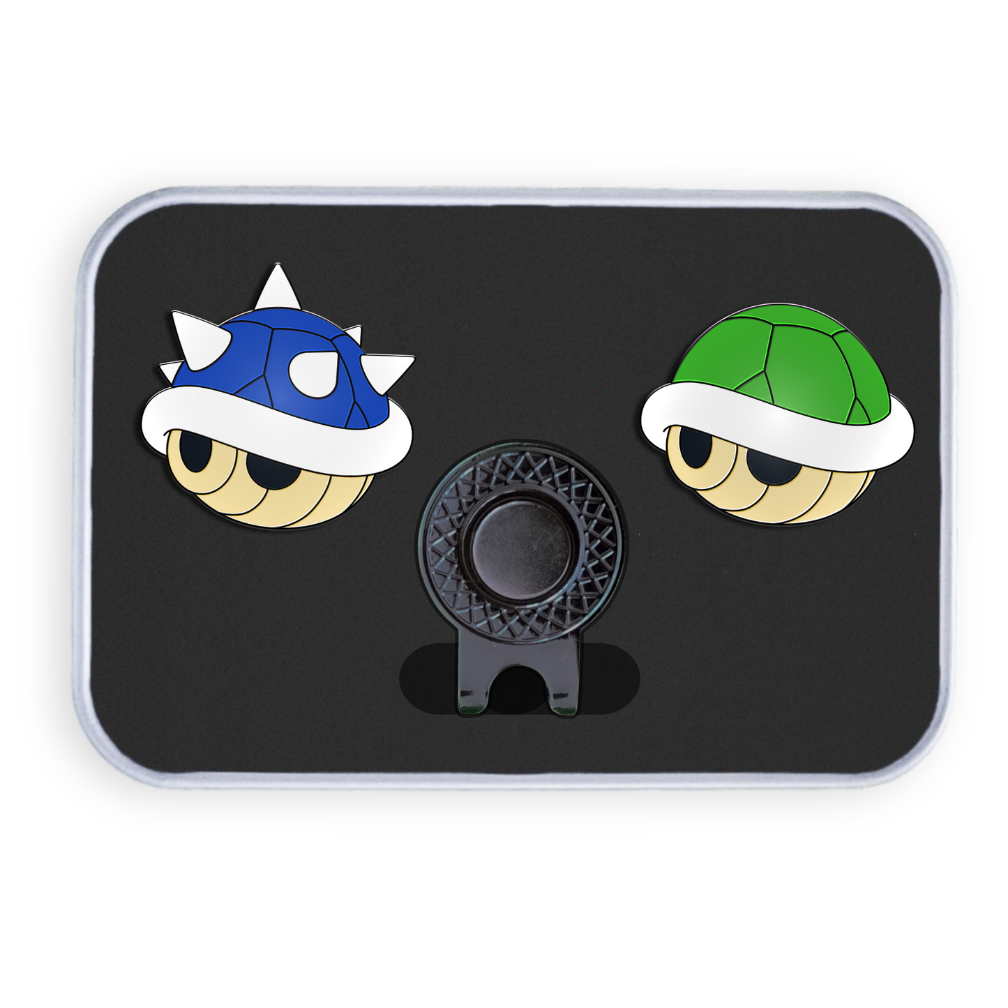 Golf Ball Marker Gift Set - Shell Set Green