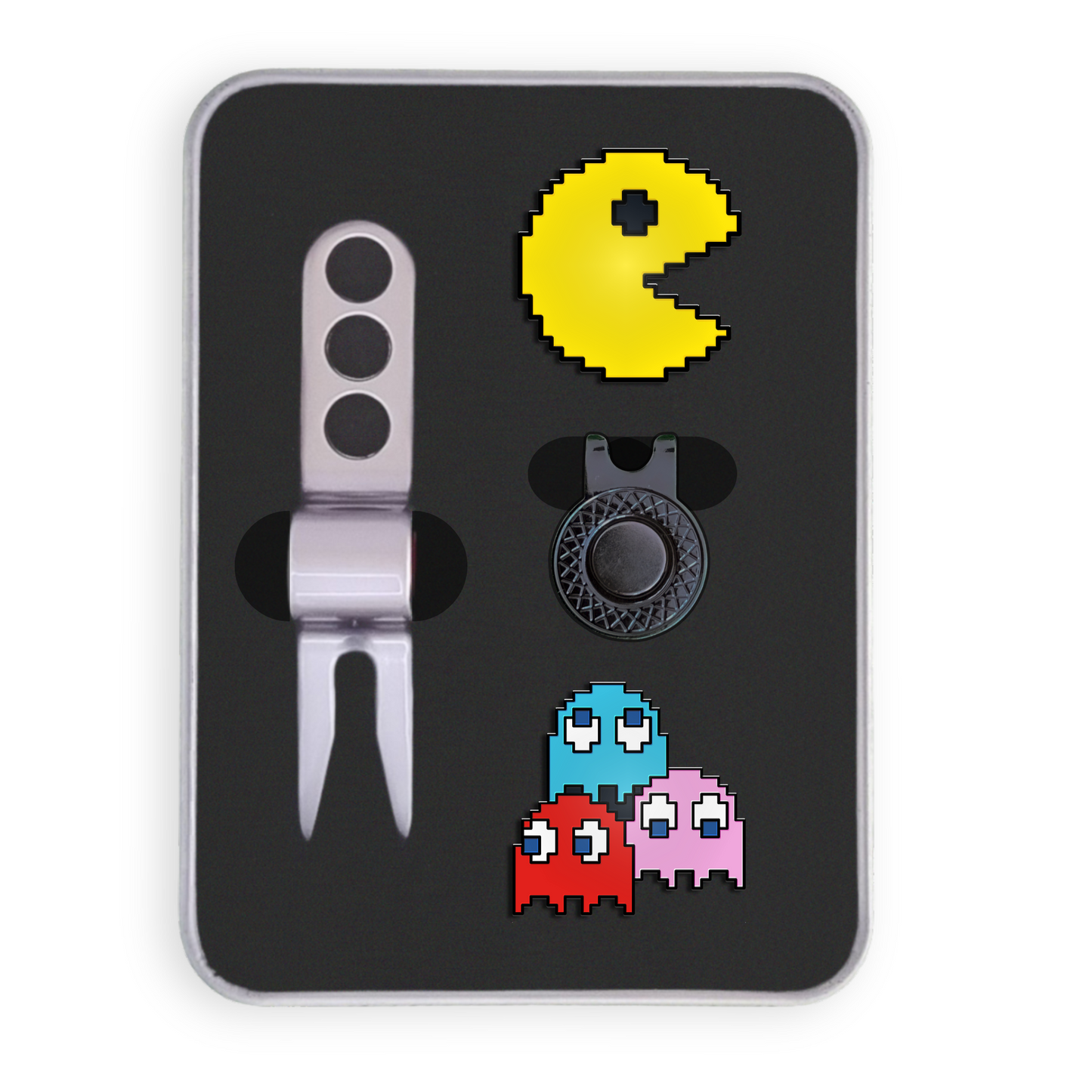 Golf Ball Marker Gift Set - Retro Arcade
