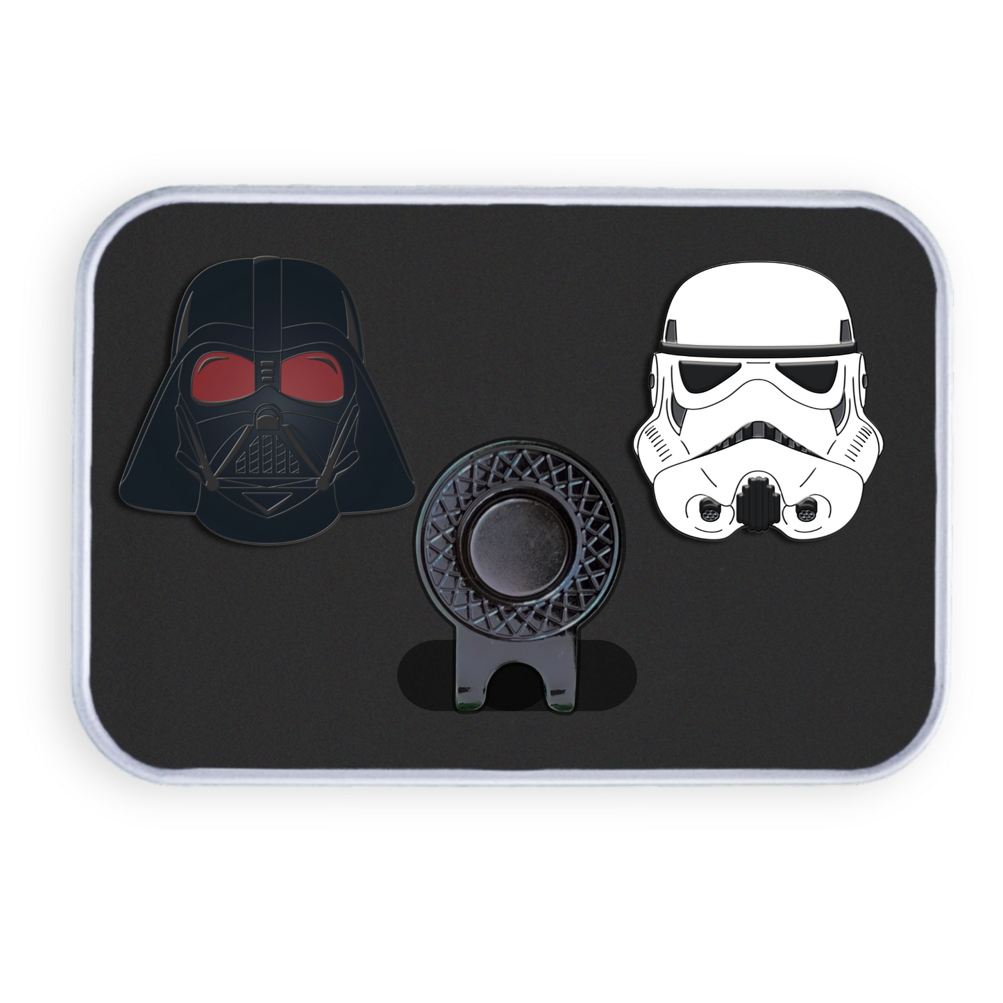 Golf Ball Marker Gift Set - Dark Side