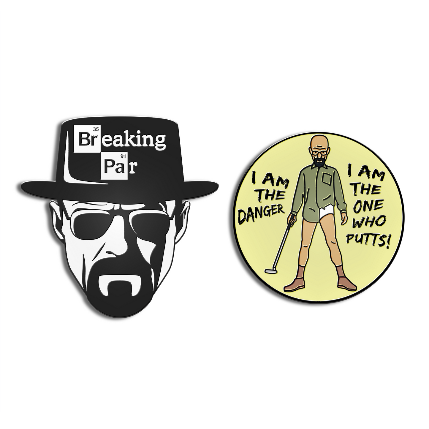 Golf Ball Marker Set - Breaking Par
