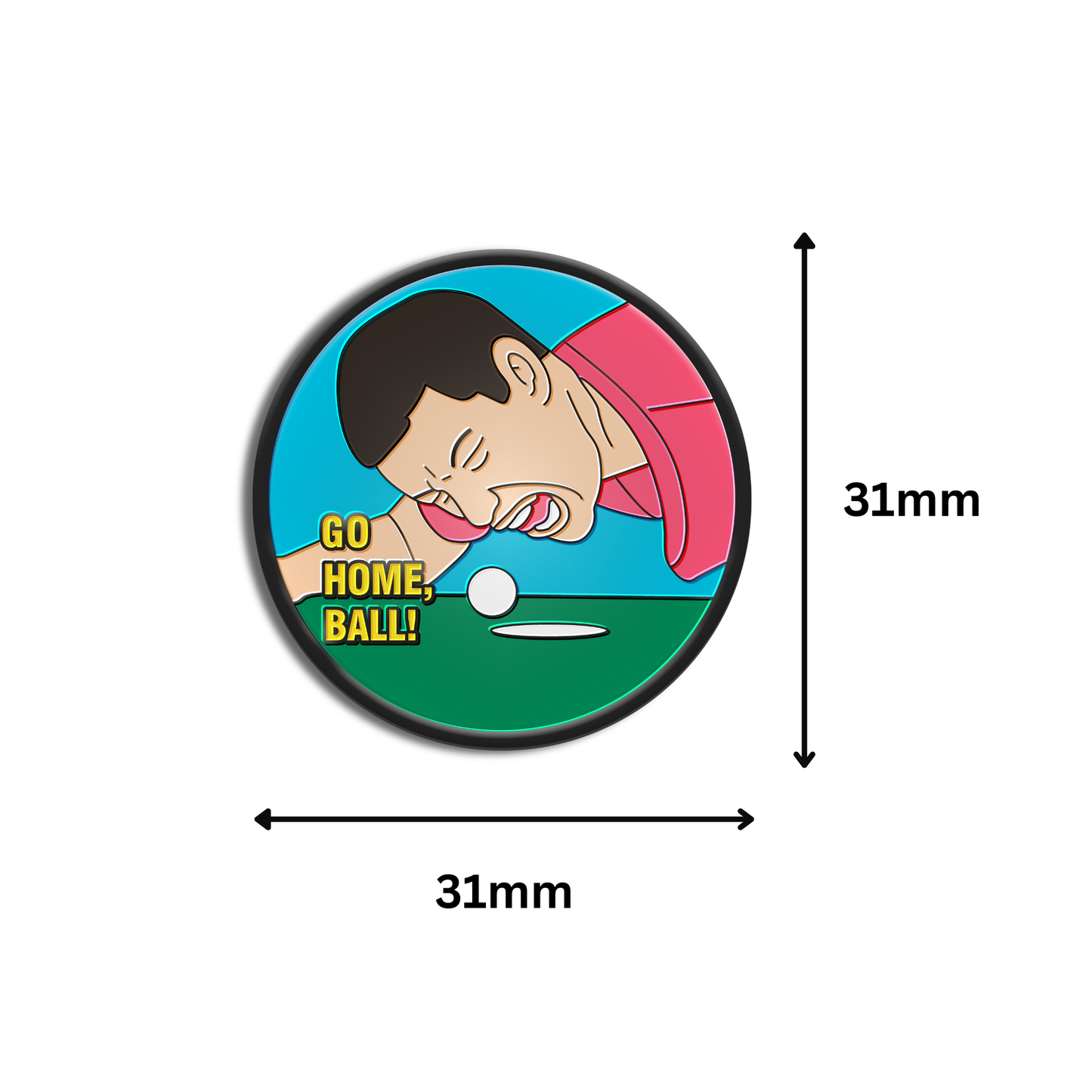 Golf Ball Marker Gift Set - Happy Gilmore Full