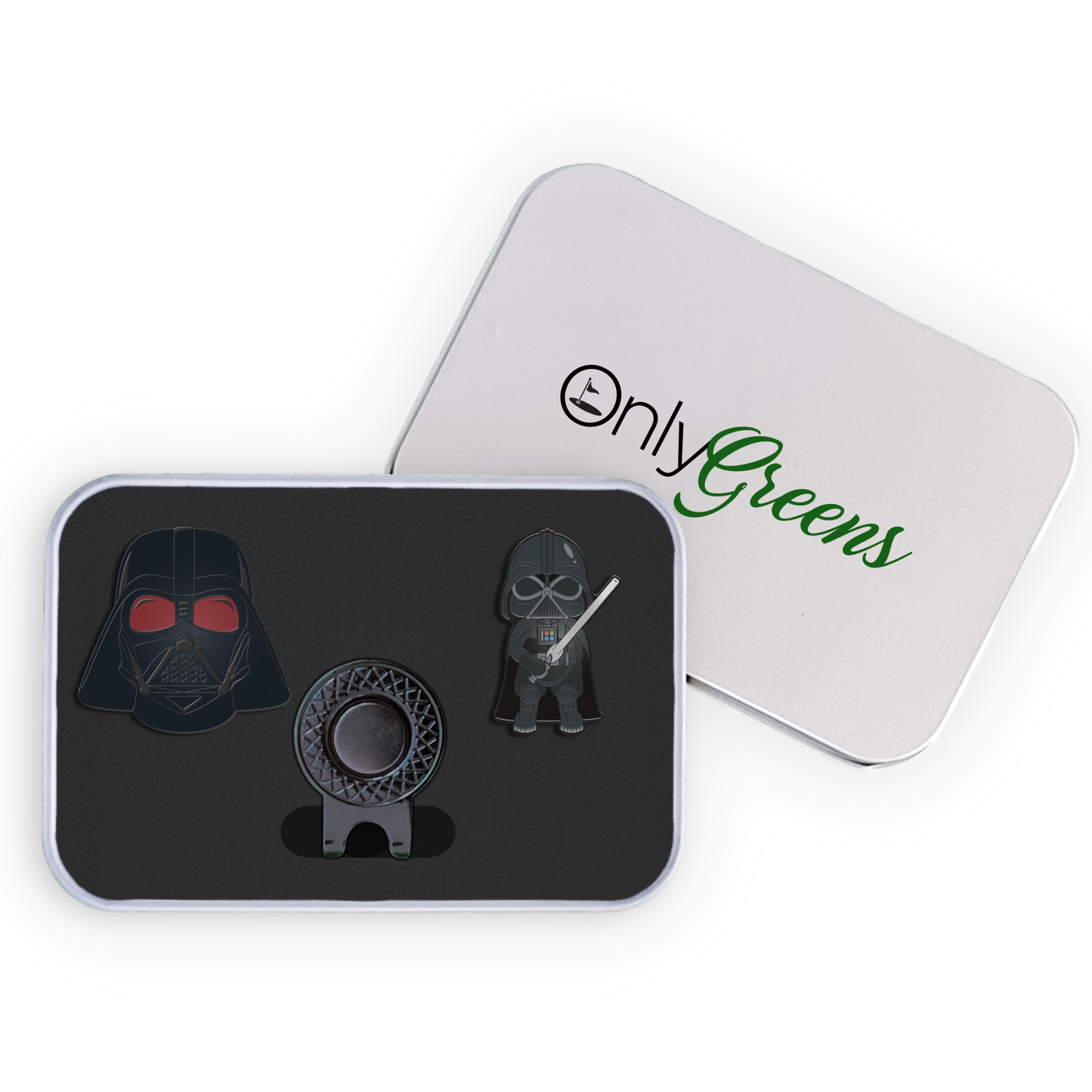 Golf Ball Marker Gift Set - Darth Dark