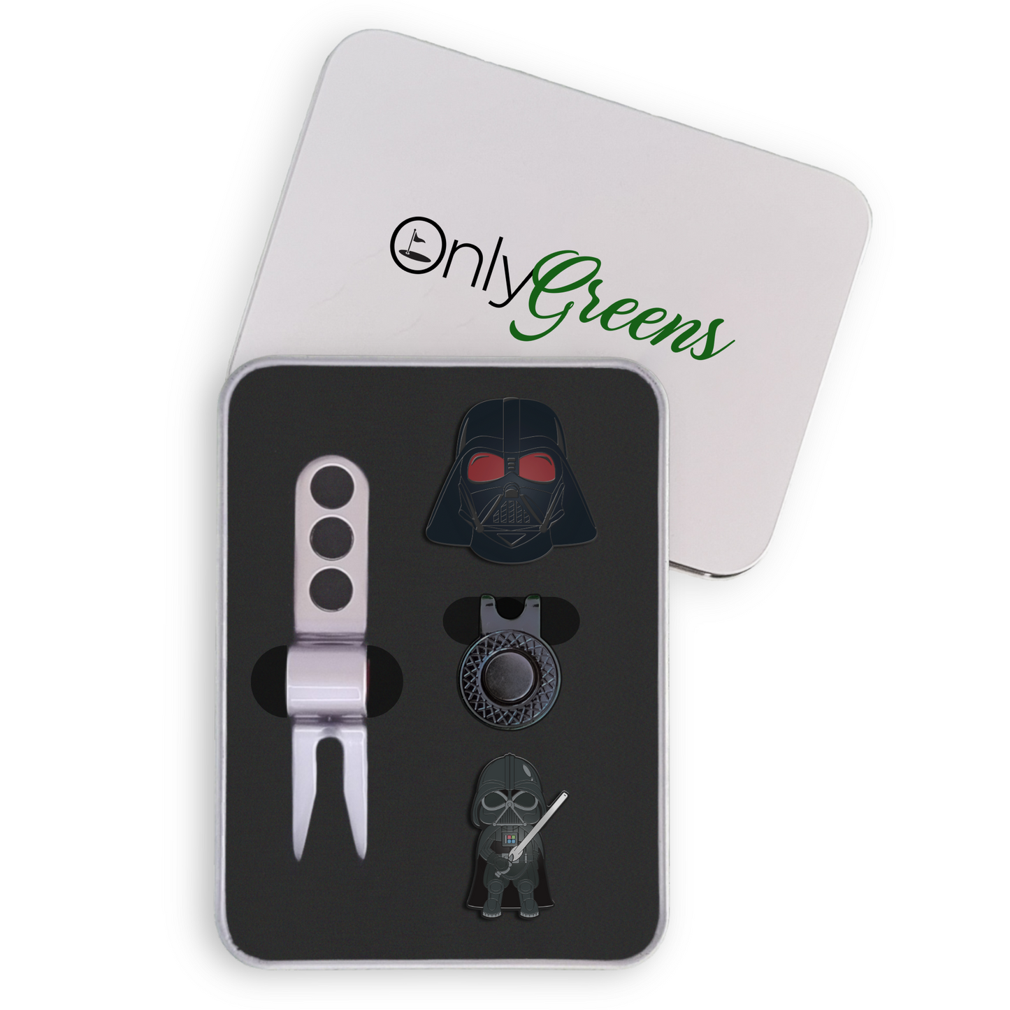 Golf Ball Marker Gift Set - Darth Dark
