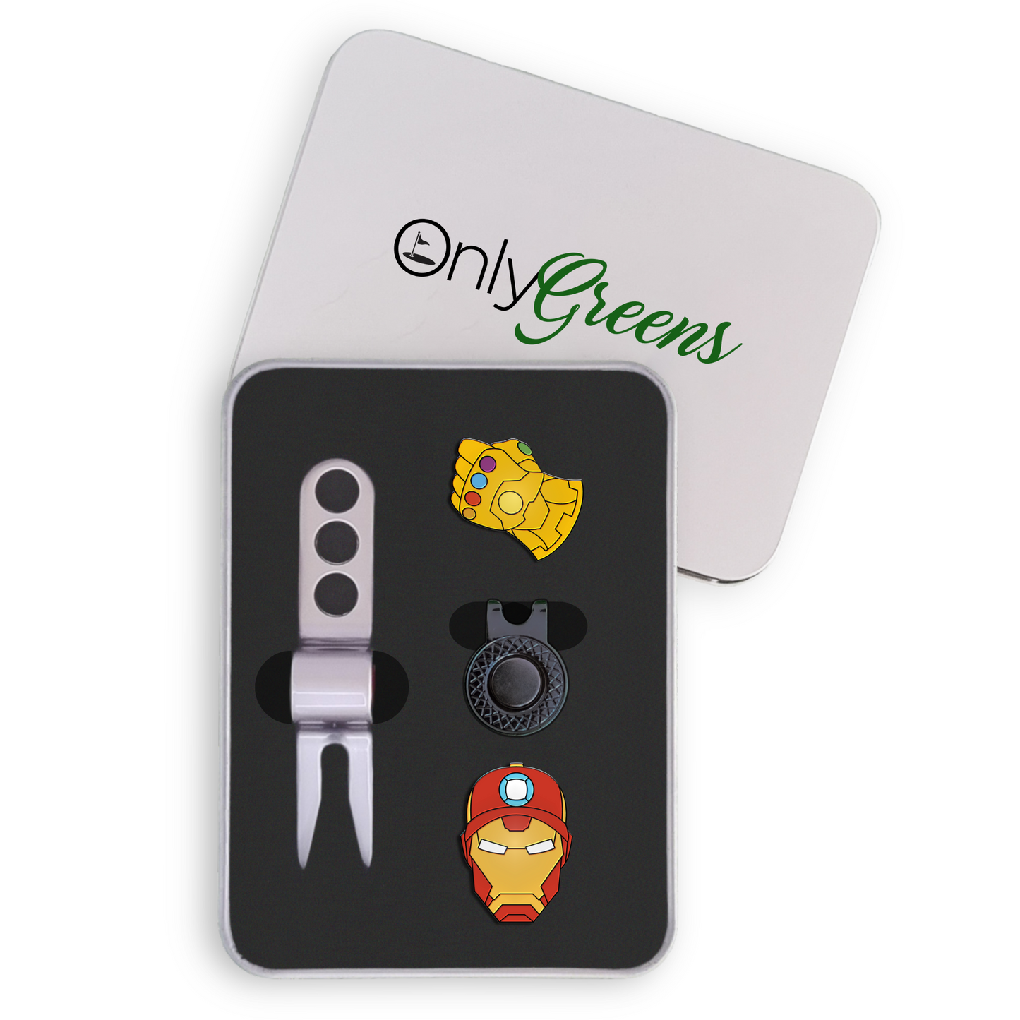 Golf Ball Marker Gift Set - Iron Gauntlet
