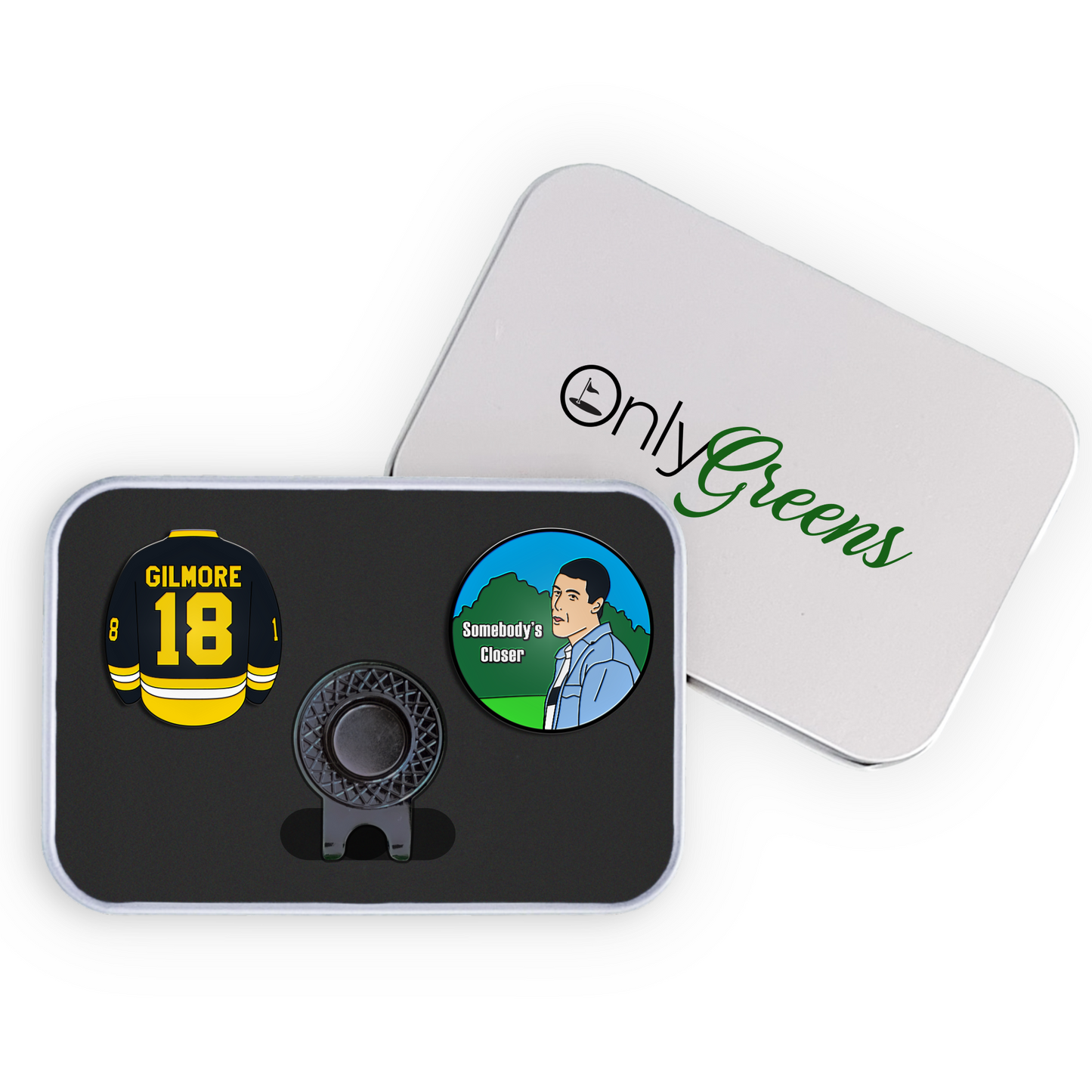 Golf Ball Marker Gift Set - Happy Gilmore Shirt