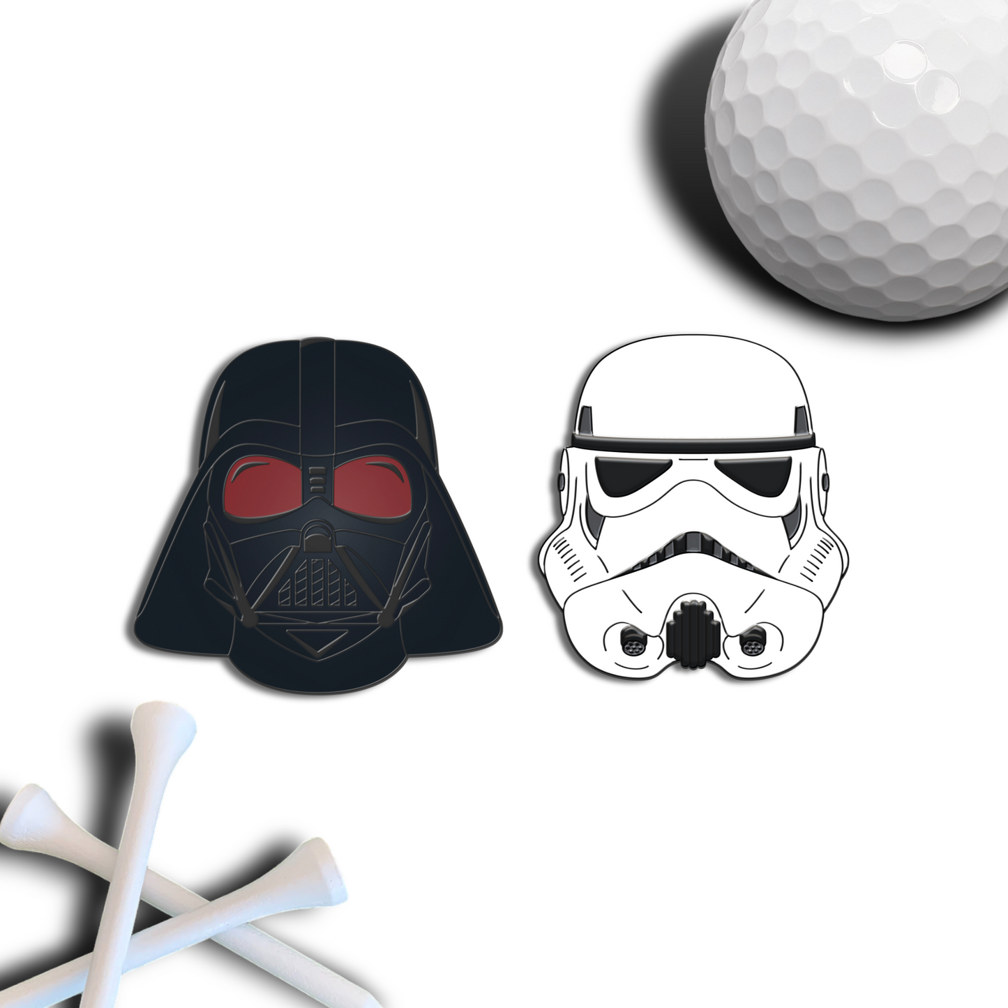 Golf Ball Marker Gift Set - Dark Side