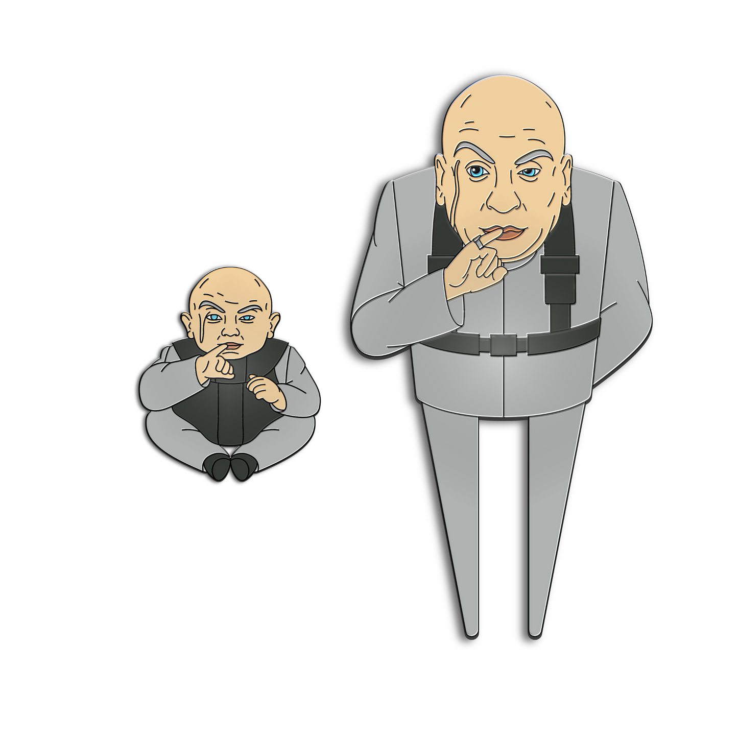 Divot/Pitch Repair Tool and Ball Marker Set - Dr. Evil & Clone Caddy