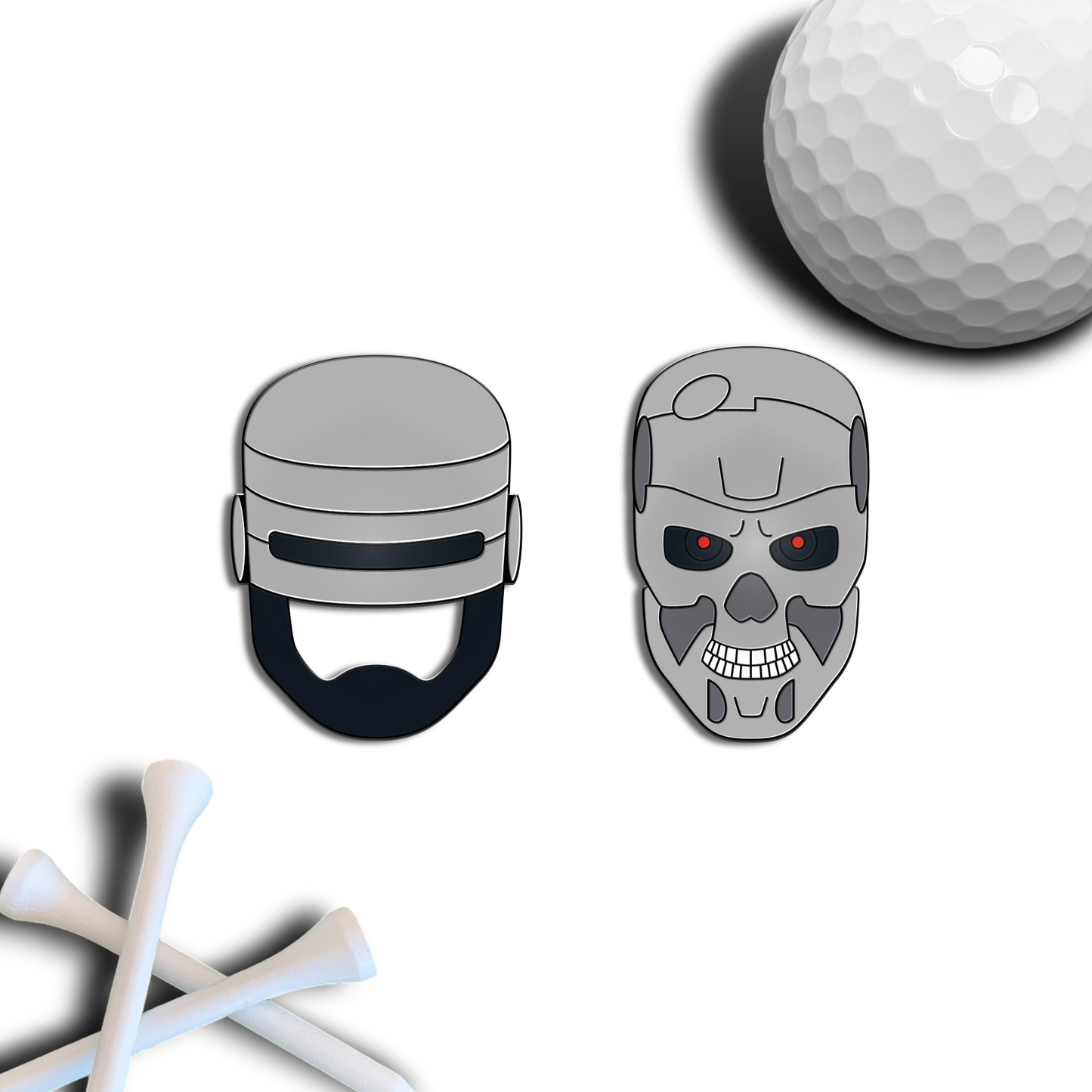Golf Ball Marker Gift Set - Robo | Terminator