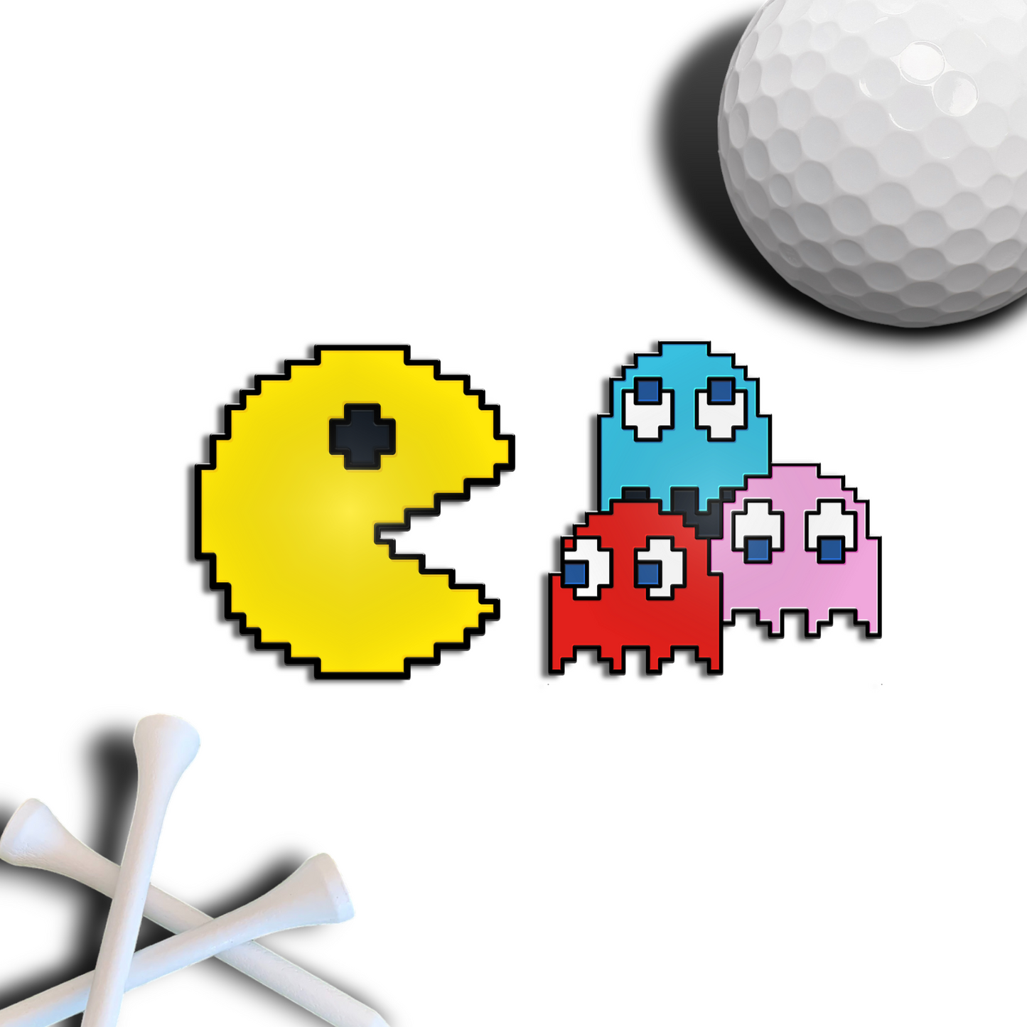 Golf Ball Marker Gift Set - Retro Arcade