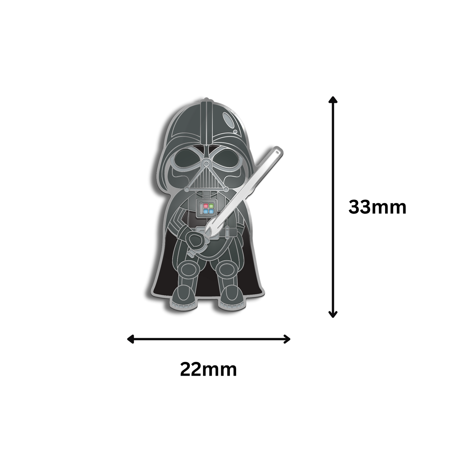 Golf Ball Marker Gift Set - Darth Chrome - Storm Trooper - May the Course be With You
