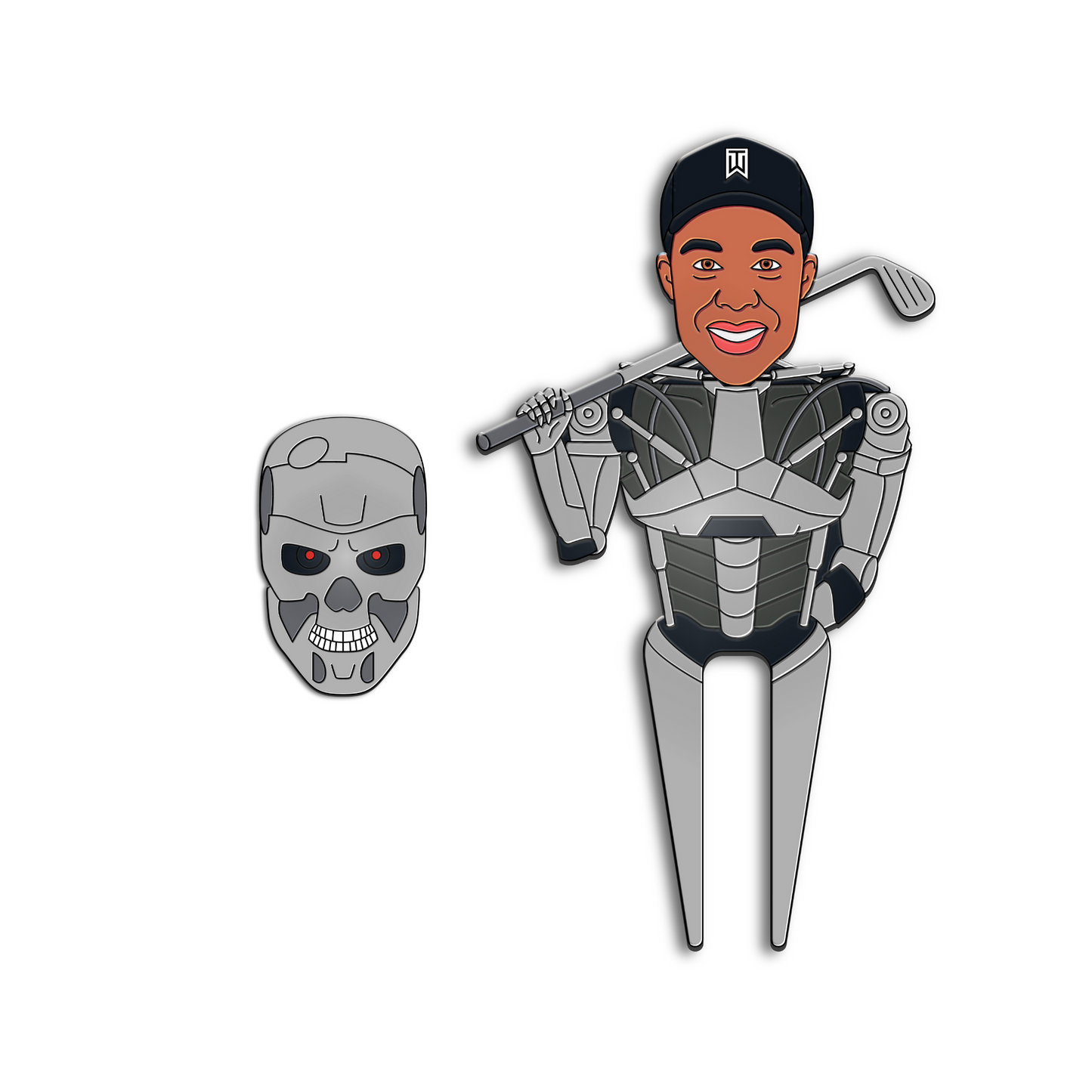 Divot/Pitch Repair Tool and Ball Marker Set - Tigernator