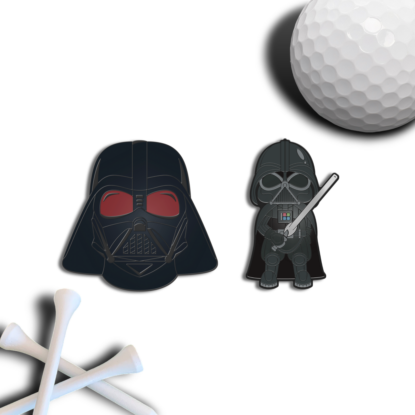Golf Ball Marker Gift Set - Darth Dark