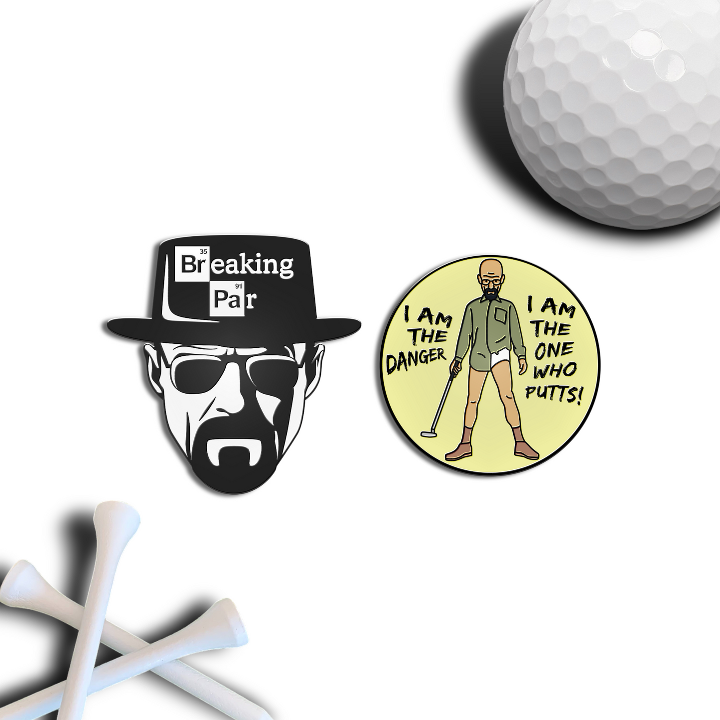 Golf Ball Marker Set - Breaking Par
