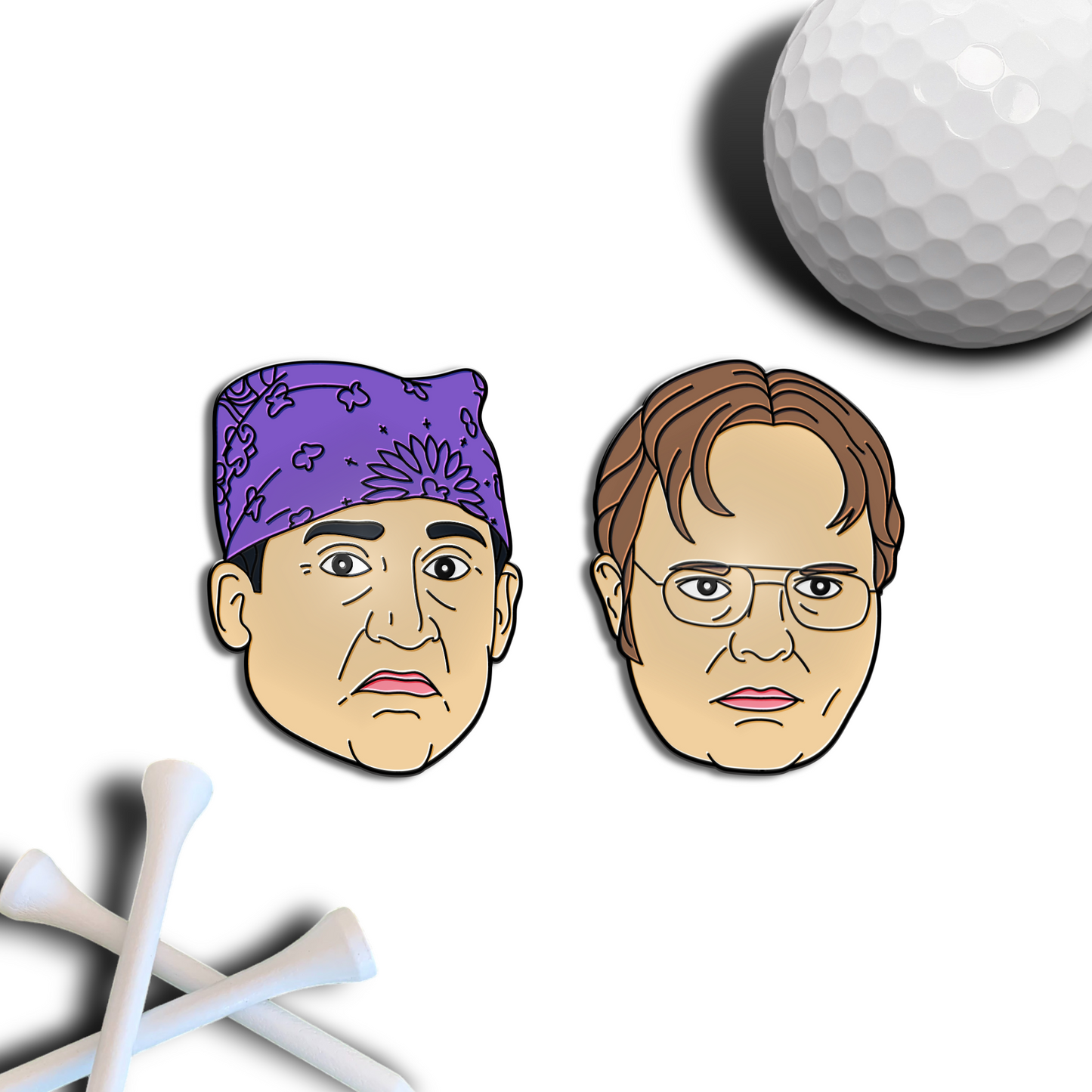 Golf Ball Marker Set - Office