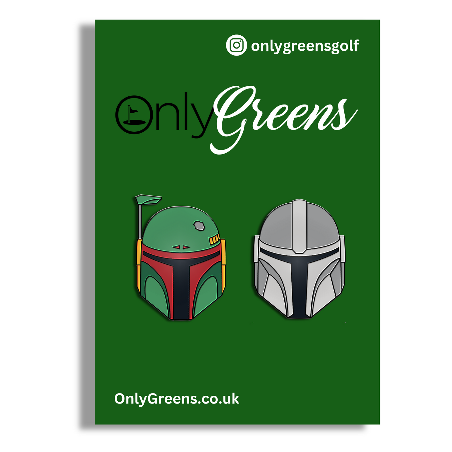 Golf Ball Marker Gift Set - Boba/Mando Helmets