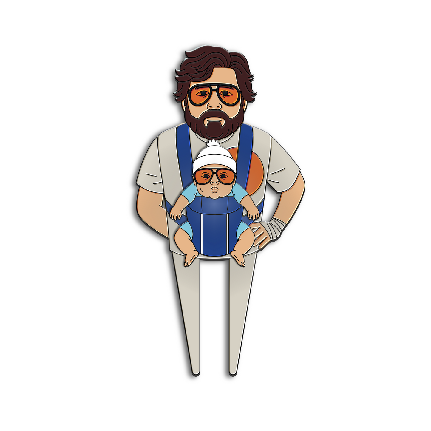 Divot/Pitch Repair Tool and Ball Marker Set - Alan & Baby Carlos