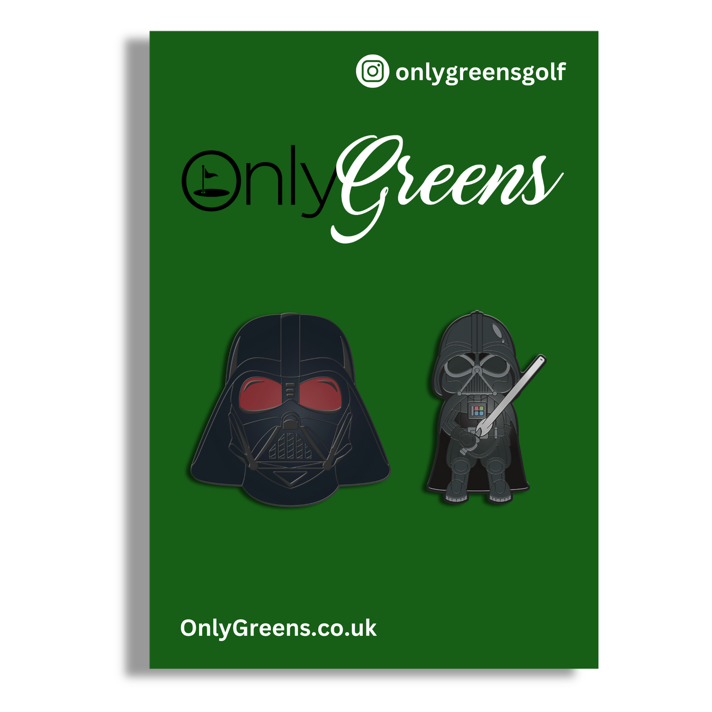 Golf Ball Marker Gift Set - Darth Dark