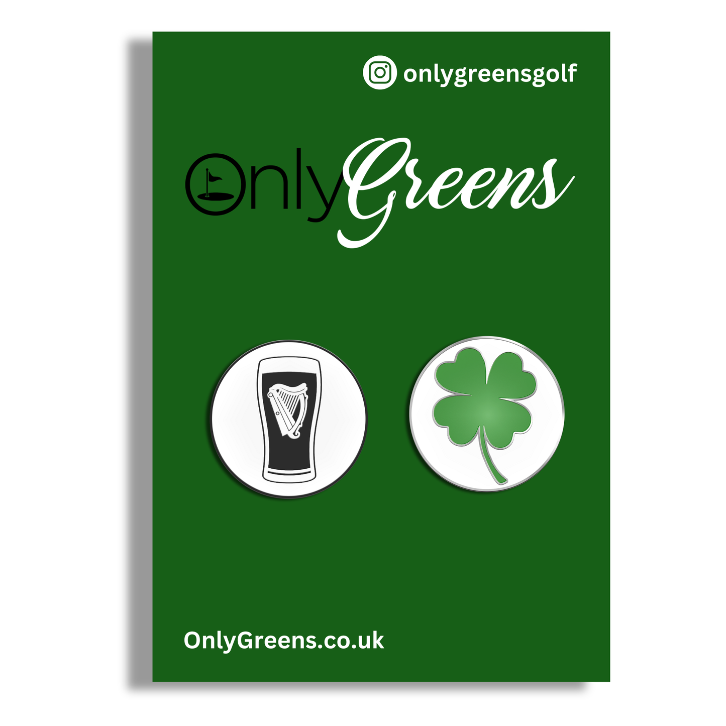 Golf Ball Marker Gift Set - Luck of the Irish