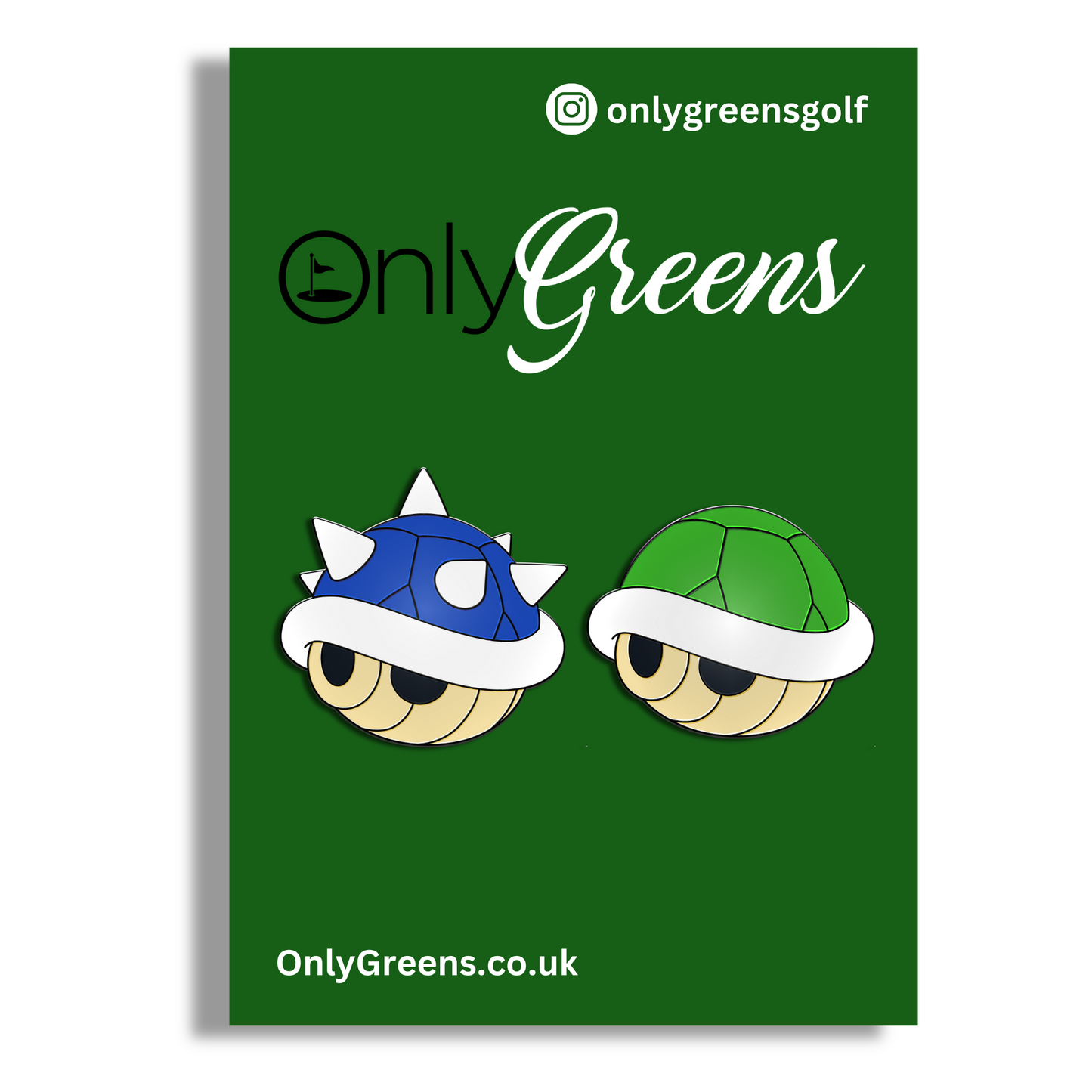 Golf Ball Marker Gift Set - Shell Set Green