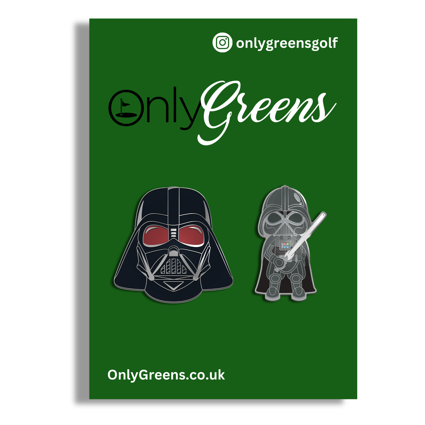 Golf Ball Marker Gift Set - Darth Chrome