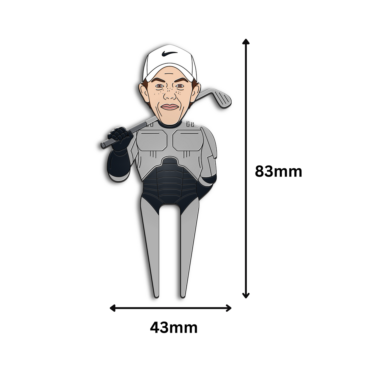 Divot/Pitch Repair Tool and Ball Marker Set - Robo-Rory