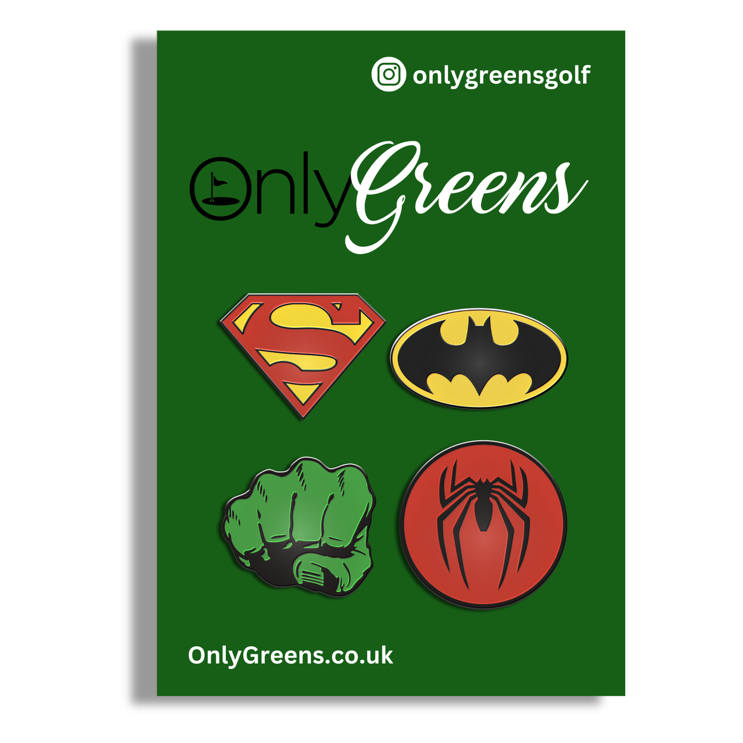 Golf Ball Marker Gift Set - Superheroes Full Set