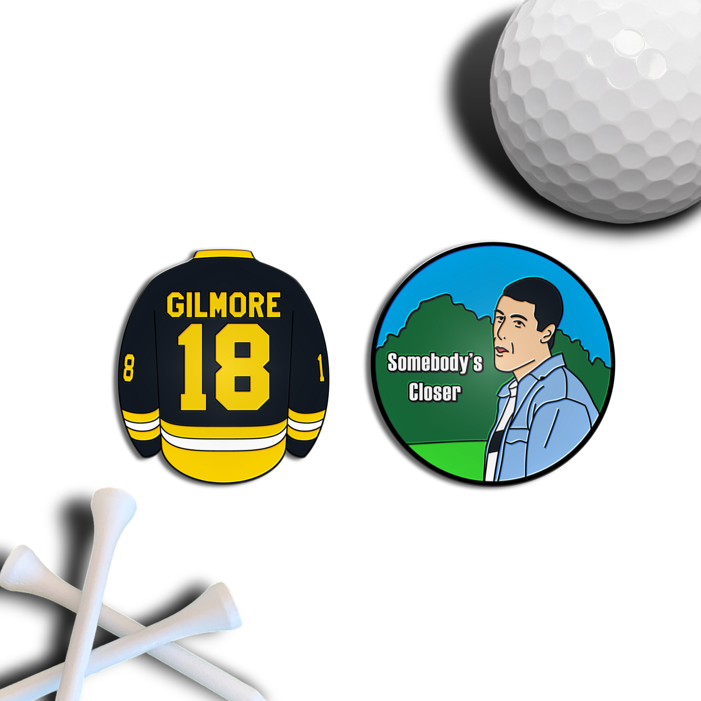 Golf Ball Marker Gift Set - Happy Gilmore Full
