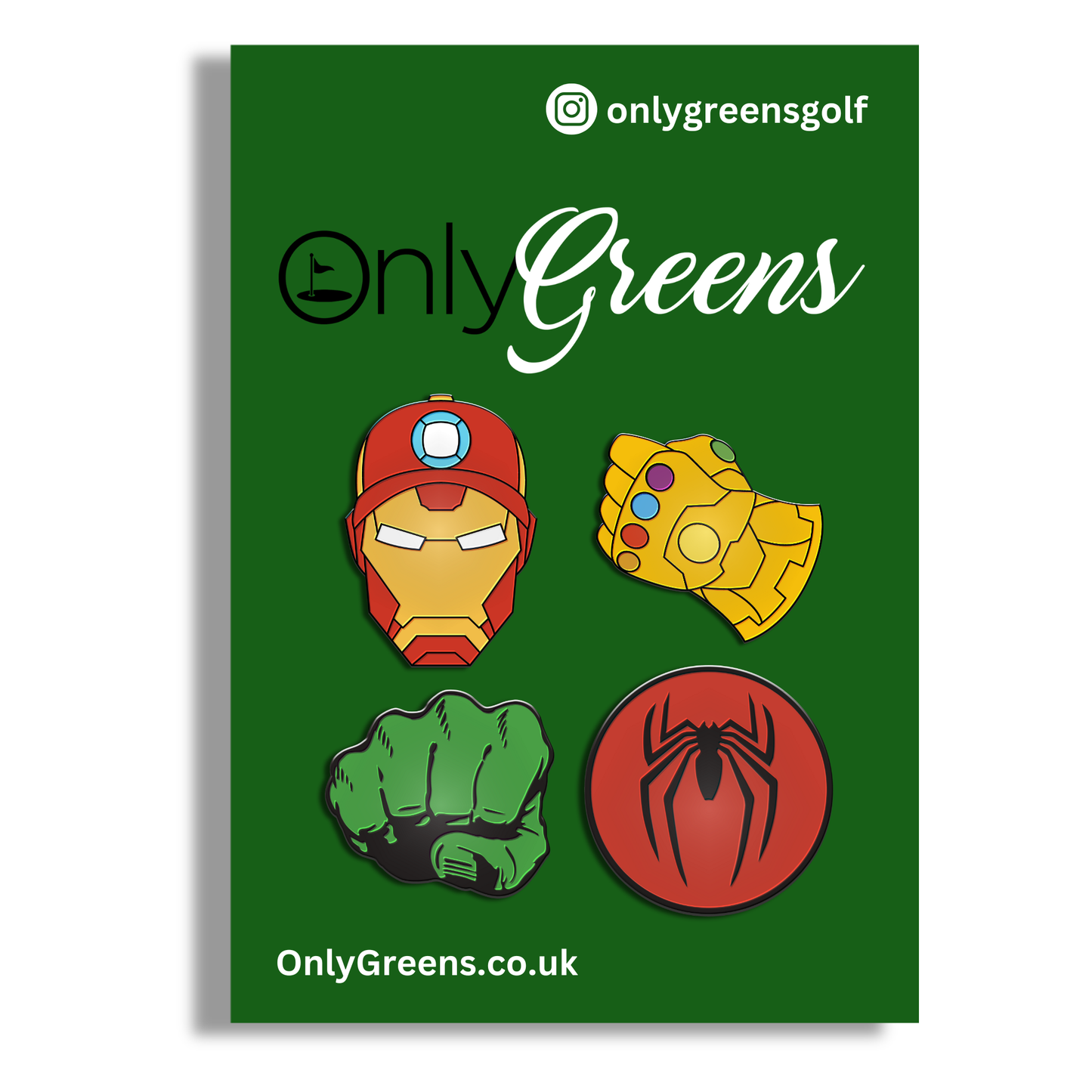 Golf Ball Marker Gift Set - Superheroes Full Set Marv