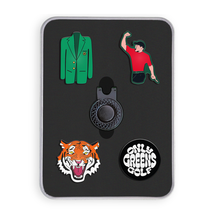 Golf Ball Marker Gift Set - Tiger Full