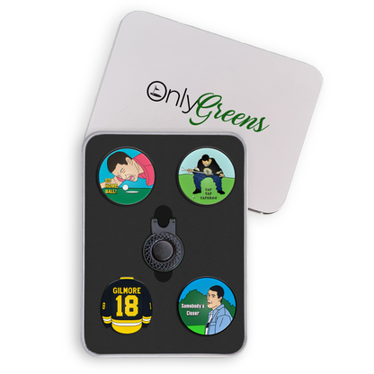 Golf Ball Marker Gift Set - Happy Gilmore Full