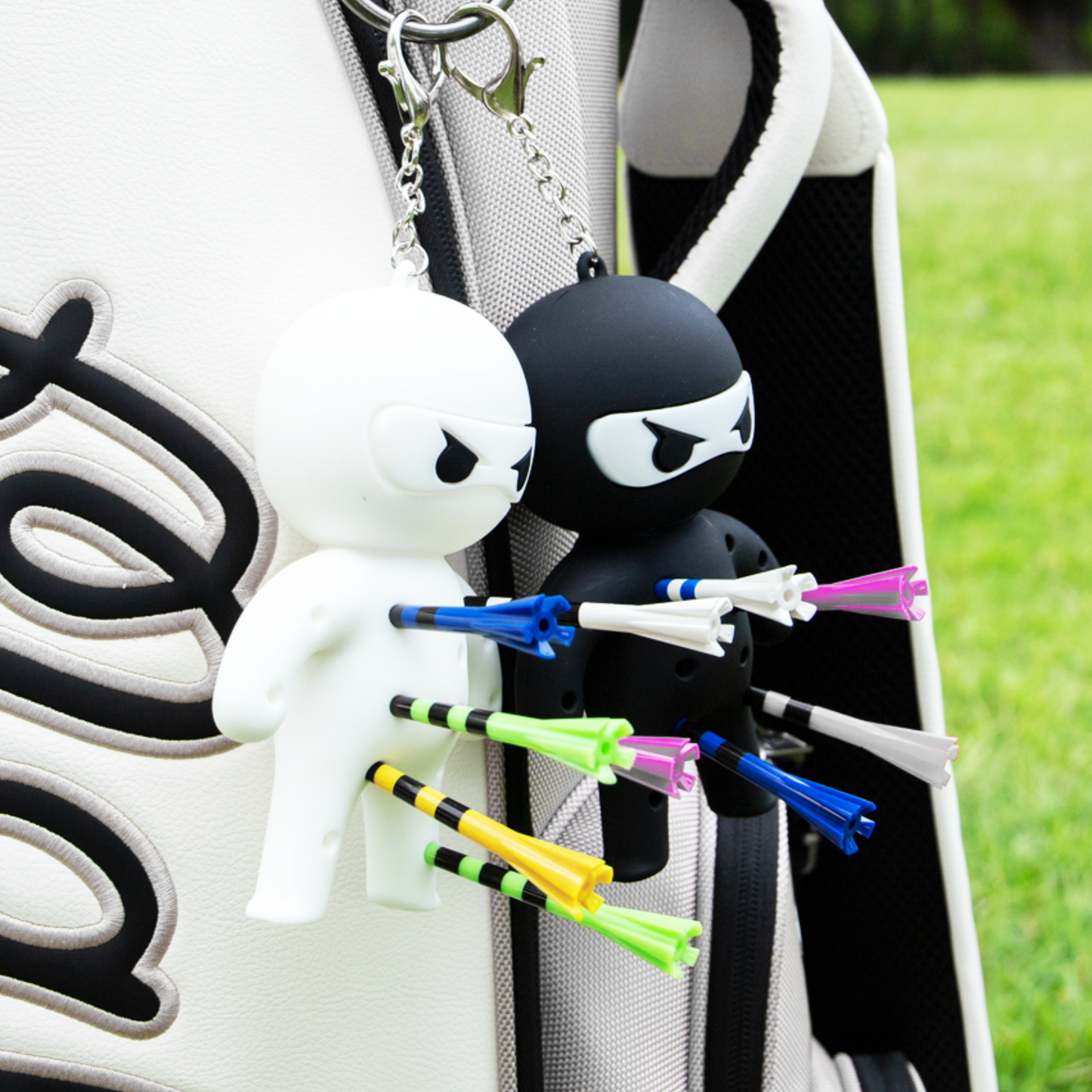 Golf Tee Holder – Ninja Design | Holds 13 Tees