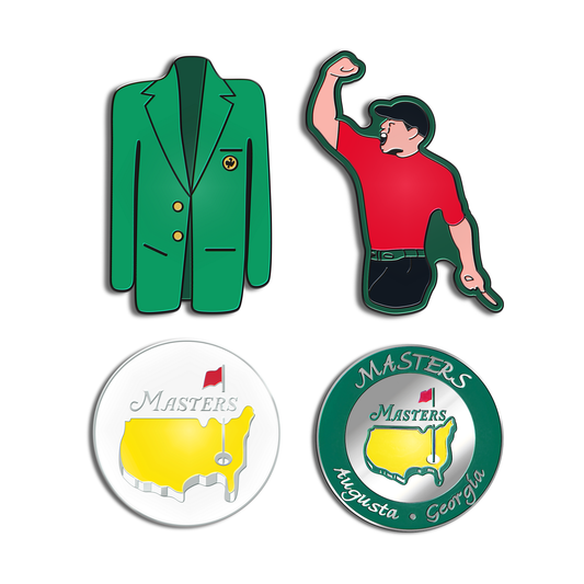 Golf Ball Marker Gift Set - Masters Augusta - Tiger
