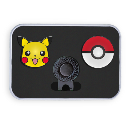 Golf Ball Marker Gift Set - Catch'em Pika