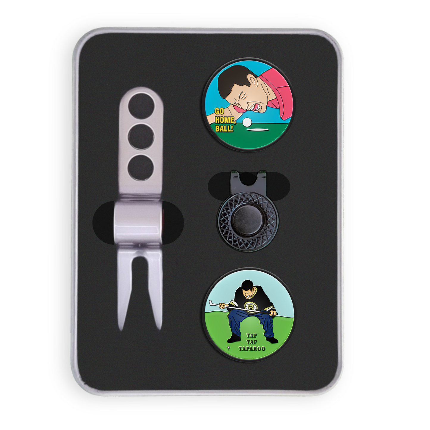 Golf Ball Marker Gift Set - Happy Gilmore