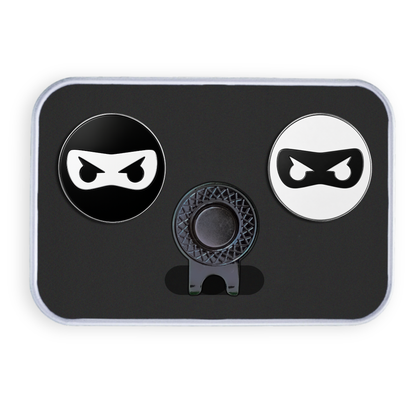Golf Ball Marker Gift Set - Ninja