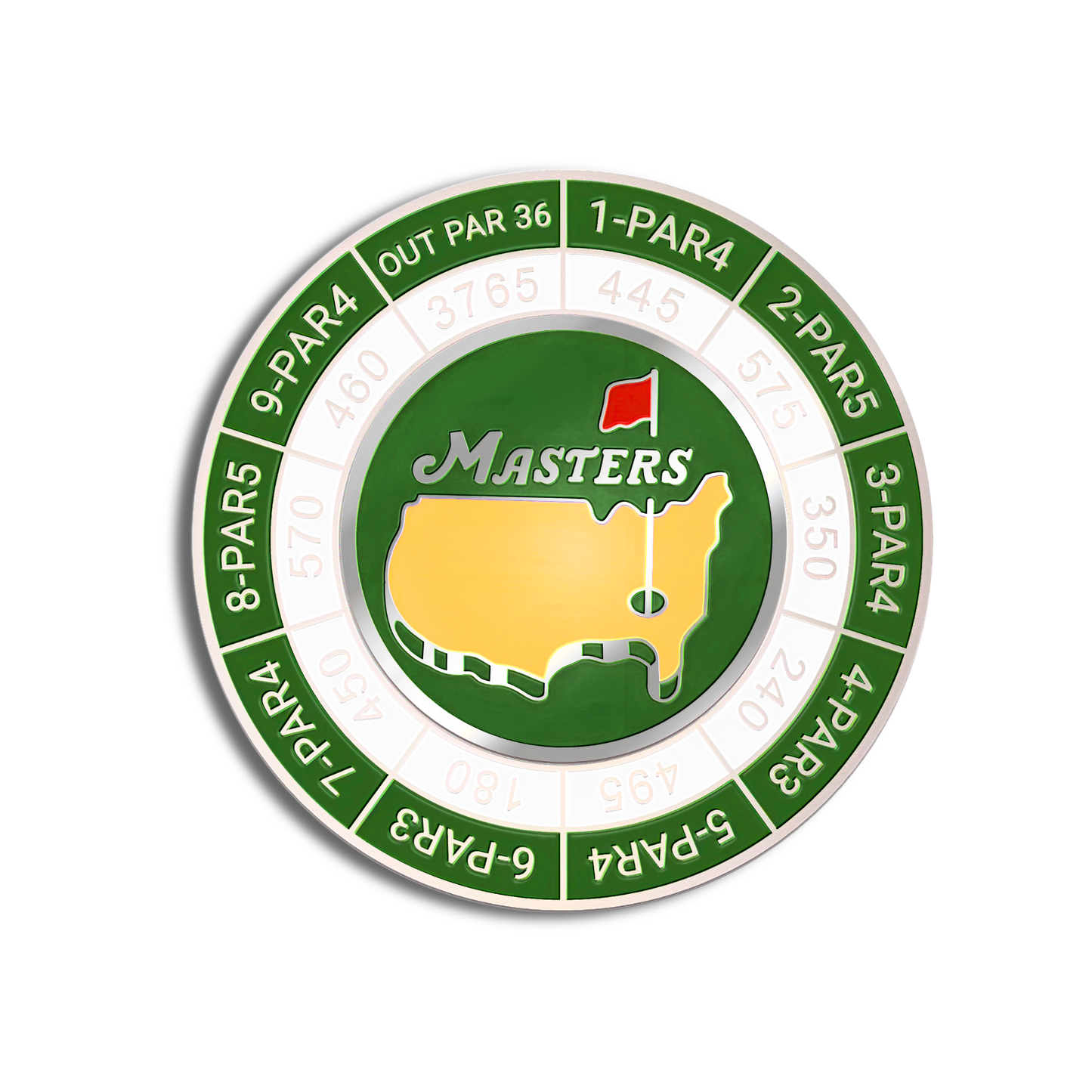 Golf Ball Marker Gift Set - Masters/Augusta Large Coin