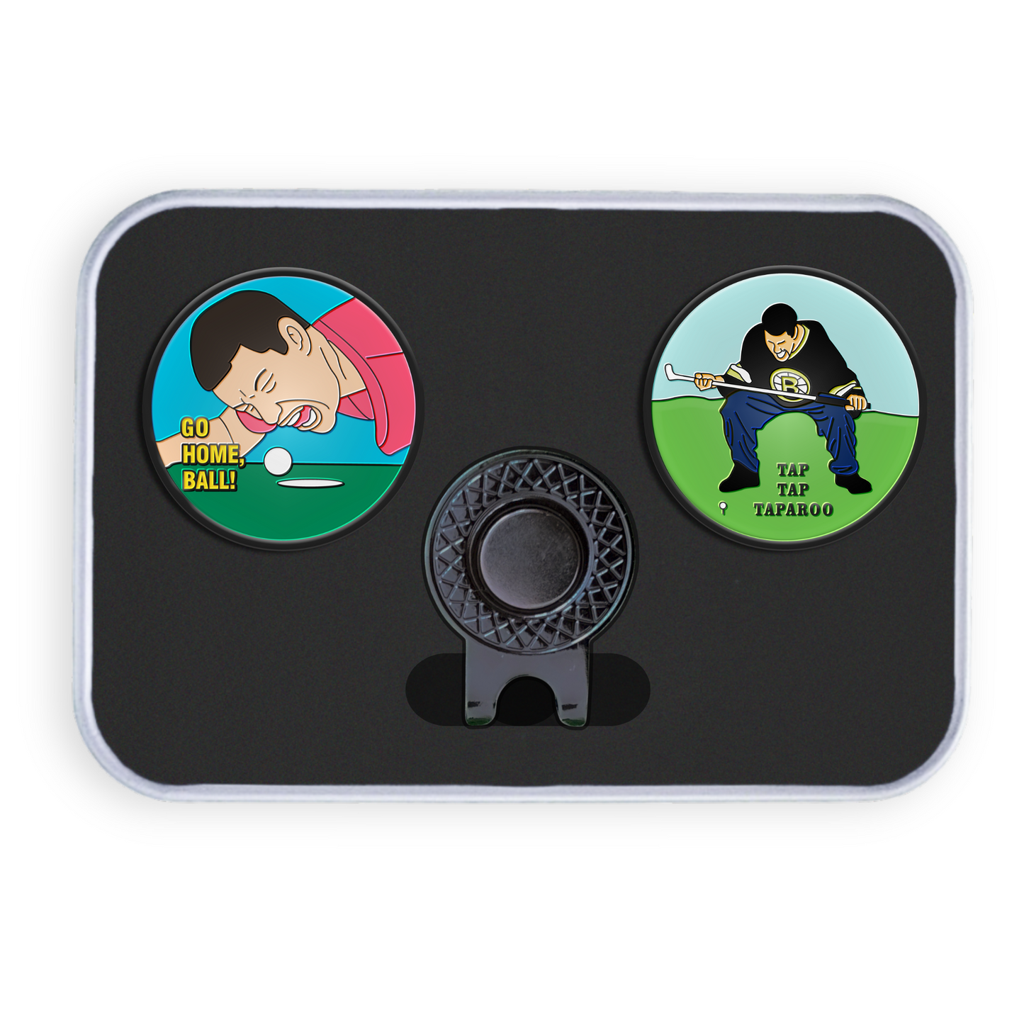 Golf Ball Marker Gift Set - Happy Gilmore