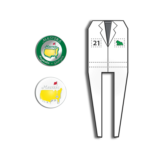 Divot/Pitch Repair Tool and Ball Marker Set - Masters Caddy