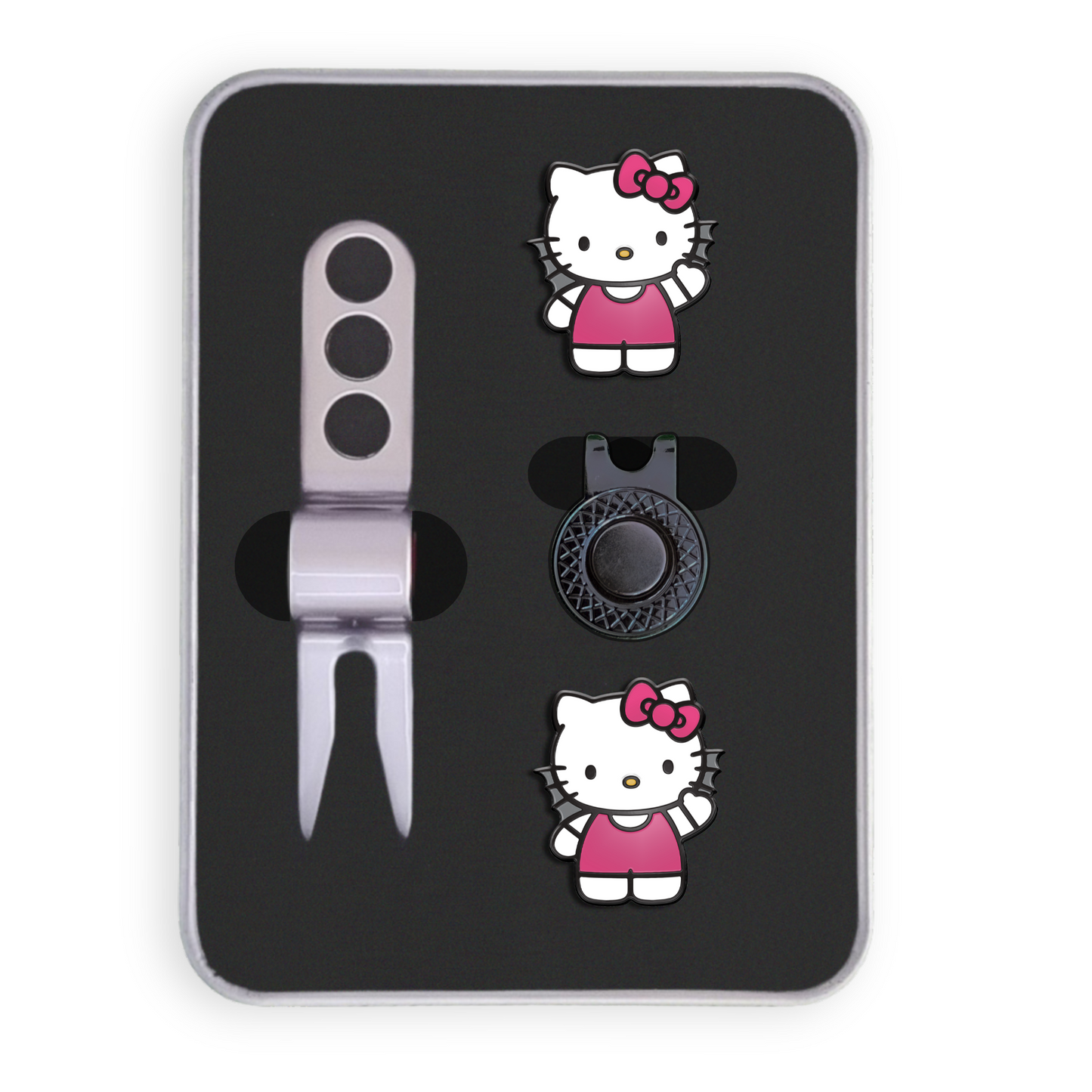 Golf Ball Marker Gift Set - Kitty