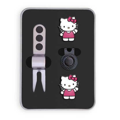 Golf Ball Marker Gift Set - Hello Kitty