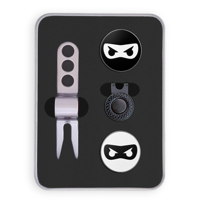 Golf Ball Marker Gift Set - Ninja