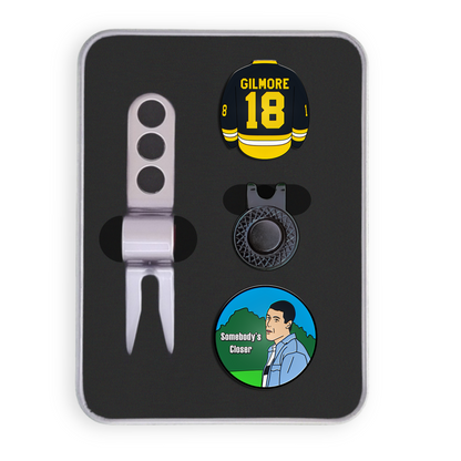 Golf Ball Marker Gift Set - Happy Gilmore Shirt