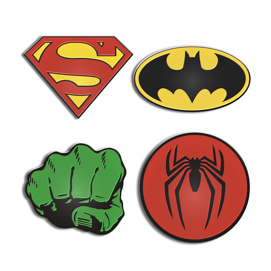 Golf Ball Marker Gift Set - Superheroes Full Set