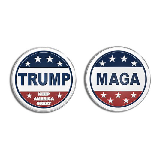 Golf Ball Marker Gift Set - Trump "Keep America Great"