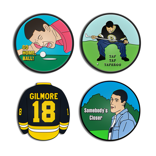 Golf Ball Marker Gift Set - Happy Gilmore Full