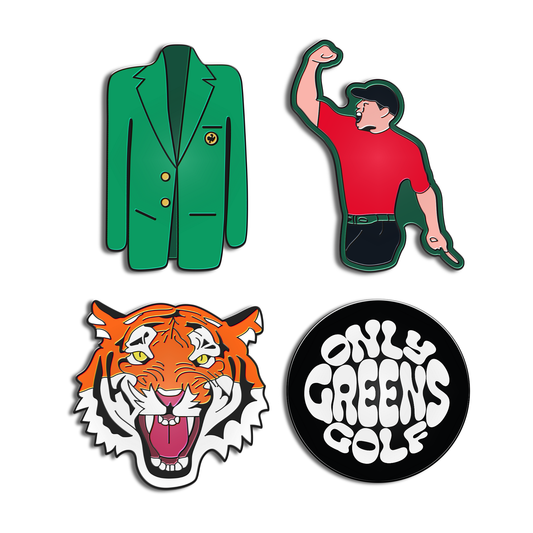 Golf Ball Marker Gift Set - Tiger Full