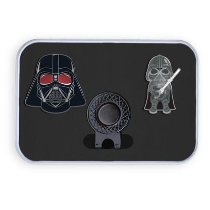 Golf Ball Marker Gift Set - The Chosen One - Chrome