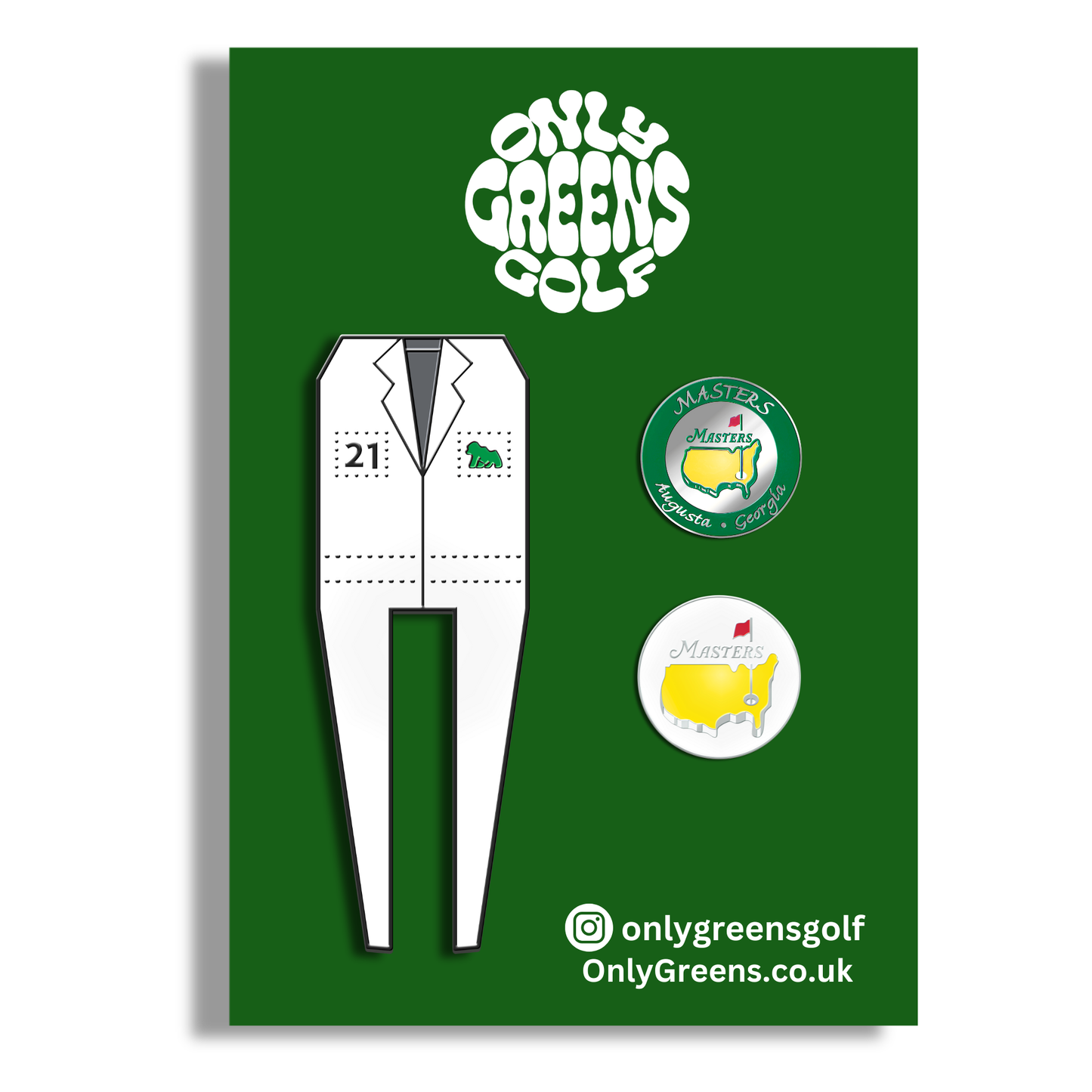 Divot/Pitch Repair Tool and Ball Marker Set - Masters Caddy